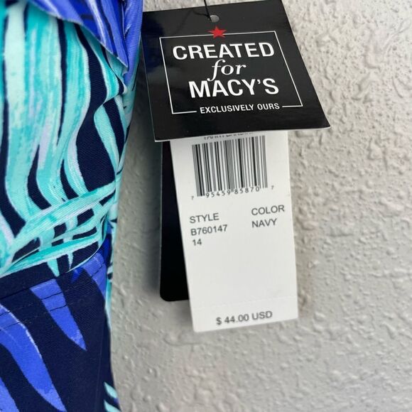 NWT Island Escape Matching Tankini and Swim Bottoms Size 14 - Picture 3 of 6